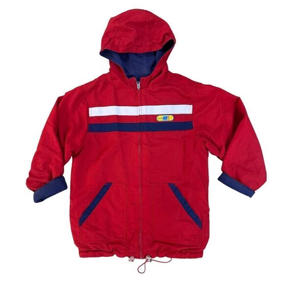 VINTAGE Y2K Mickey Mouse Disney Hawaiian Cruise Reversible Jacket Unisex Medium - Picture 2 of 15